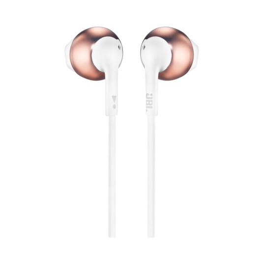 JBL Tune 205 - Rose Gold - Earbud headphones - Back